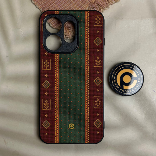 Oneplus Nord 6 - Classic Weave Design 10 - Premium Metal Printed Soft Bumper Shock Proof Case