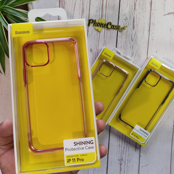 iPhone 11 Pro Clear Baseus Electroplated Case