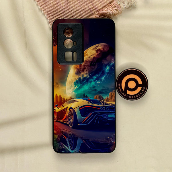 Xiaomi Redmi K60 Pro - Racing Design 5 - Premium Metal Printed Soft Bumper Shock Proof Case