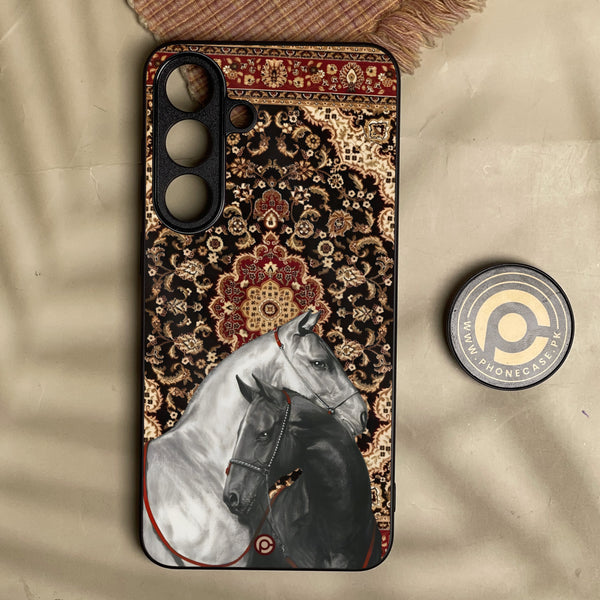Samsung Galaxy S26 Fe - Horse Heritage - Premium Metal Printed Soft Bumper Shock Proof Case