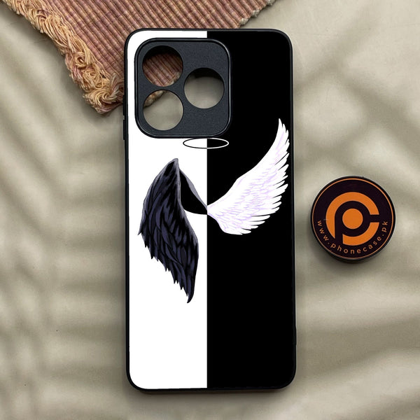 Honor X5c - Angel 2.0 Design 5 - Premium Metal Printed Soft Bumper Shock Proof Case
