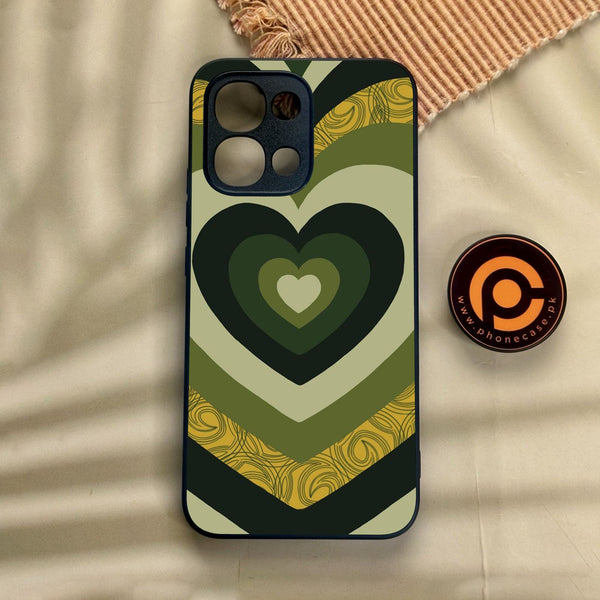 Oppo A6 Pro - Heart 2.0 Design 1 - Premium Metal Printed Soft Bumper Shock Proof Case