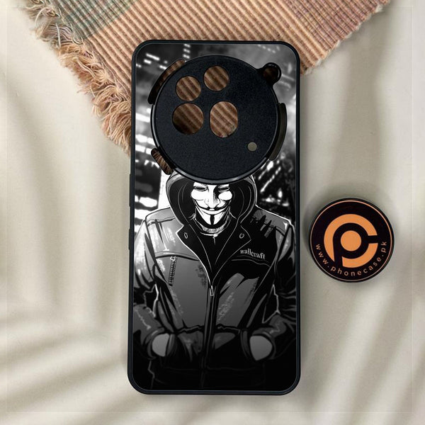 Nothing Phone 3a Pro - Anonymous 2.0 Design 1 - Premium Metal Printed Soft Bumper Shock Proof Case