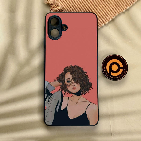 Samsung Galaxy A07 - Anime Girls Design 6 - Premium Metal Printed Soft Bumper Shock Proof Case