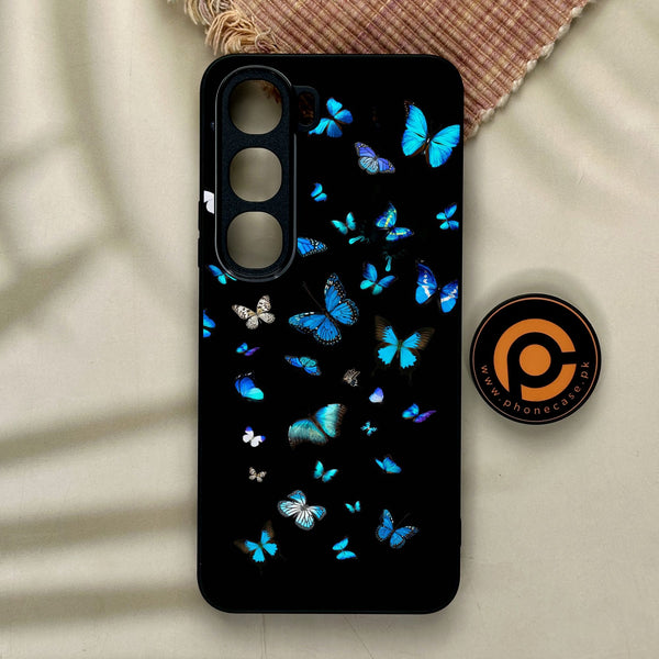 Vivo Y21d - Butterflies Design 4 - Premium Metal Printed Soft Bumper Shock Proof Case