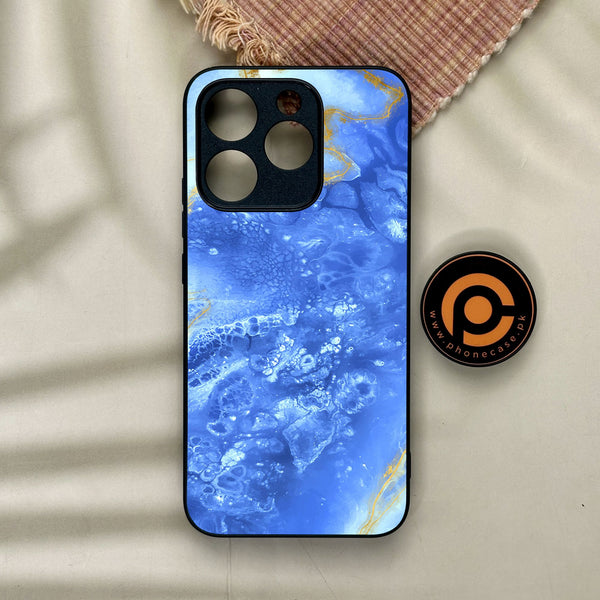 Realme 15T - Blue 2.0 Design 2 - Premium Metal Printed Soft Bumper Shock Proof Case