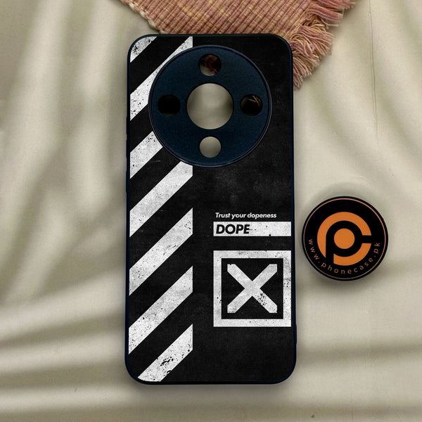 Honor x9d - Trust Your Dopeness - Premium Metal Printed Soft Bumper Shock Proof Case