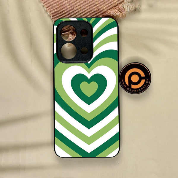 Xiaomi Redmi 15C - Heartbeat Design 4 - Premium Metal Printed Soft Bumper Shock Proof Case