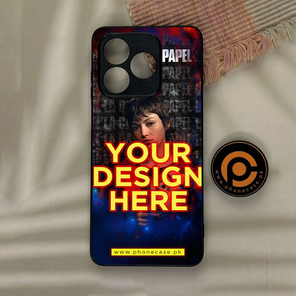 Honor X5c Plus - Customize Your Own - Premium Metal Printed Soft Bumper Shock Proof Case