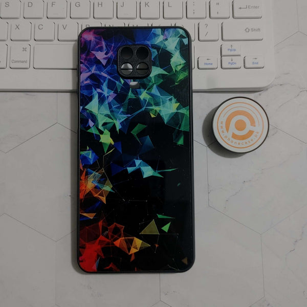Redmi Note 9 Pro/Redmi Note 9s - 3D Design - Soft Bumper shock Proof Glass Case CS-24343
