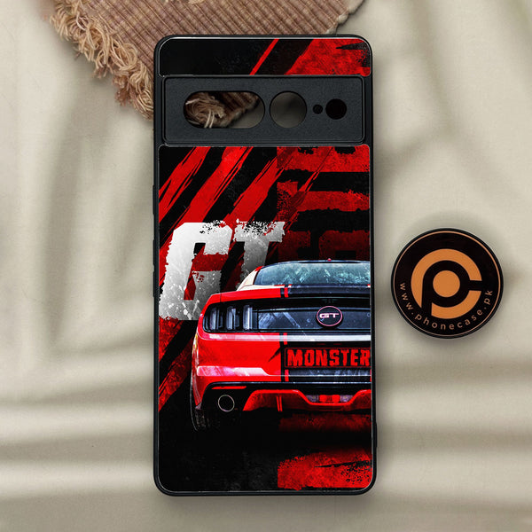 Google Pixel 7 Pro - Speed Shift Racing Car - Premium Metal Printed Soft Bumper Shock Proof Case