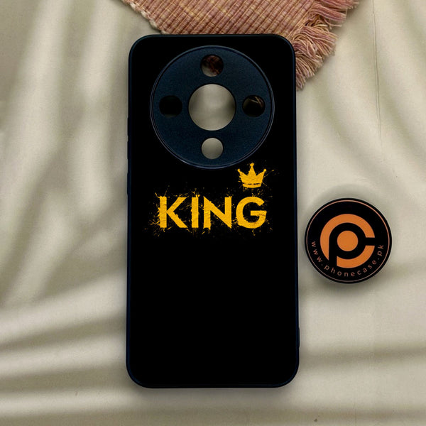 Honor x9d - King Design 2 - Premium Metal Printed Soft Bumper Shock Proof Case