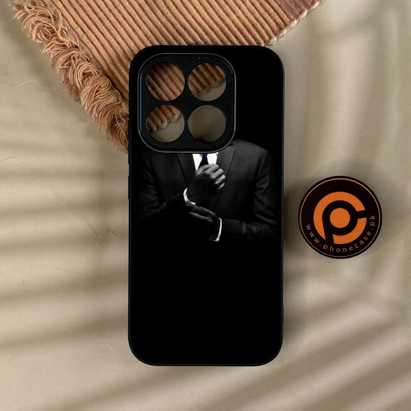 Xiaomi 17 - Black Art Design 1 - Premium Metal Printed Soft Bumper Shock Proof Case