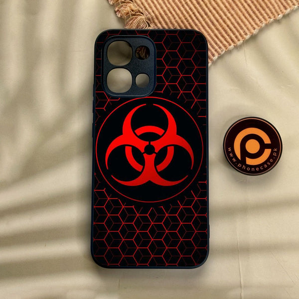 Oppo A6 Pro - Biohazard Design 8 - Premium Metal Printed Soft Bumper Shock Proof Case