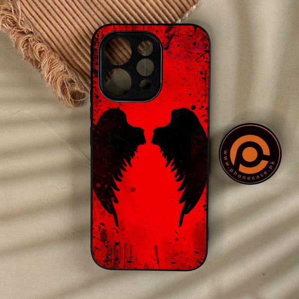 Vivo V70 - Angel 2.0 Design 3 - Premium Metal Printed Soft Bumper Shock Proof Case