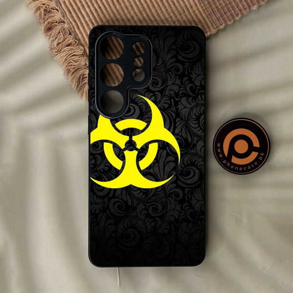 Samsung Galaxy S26 Ultra - Biohazard Design 10 - Premium Metal Printed Soft Bumper Shock Proof Case