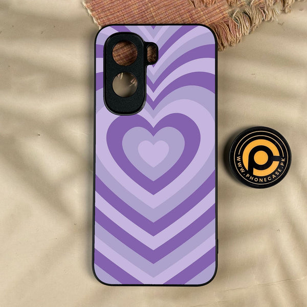 iQoo Z11 - Heartbeat Design 8 - Premium Metal Printed Soft Bumper Shock Proof Case