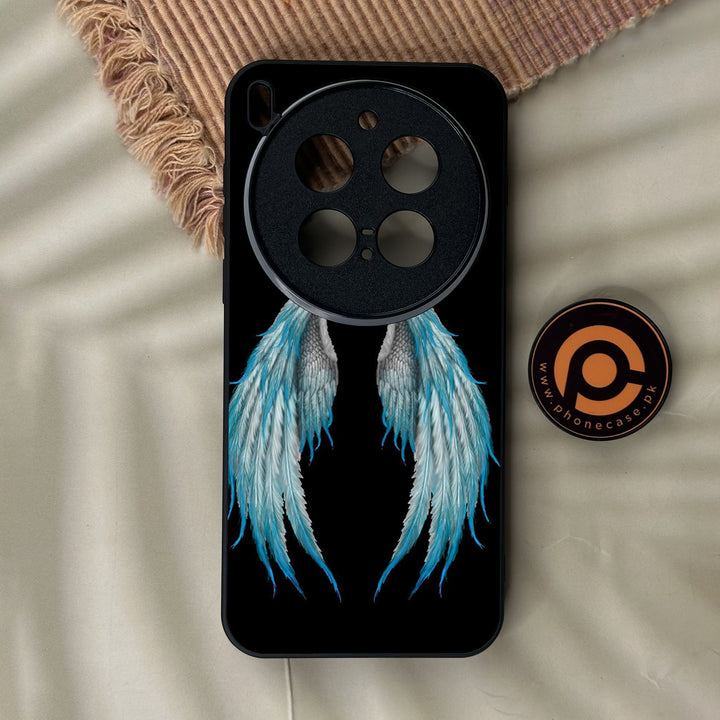 Vivo X300 Pro - Angel Wings Design 4 - Premium Metal Printed Soft Bumper Shock Proof Case