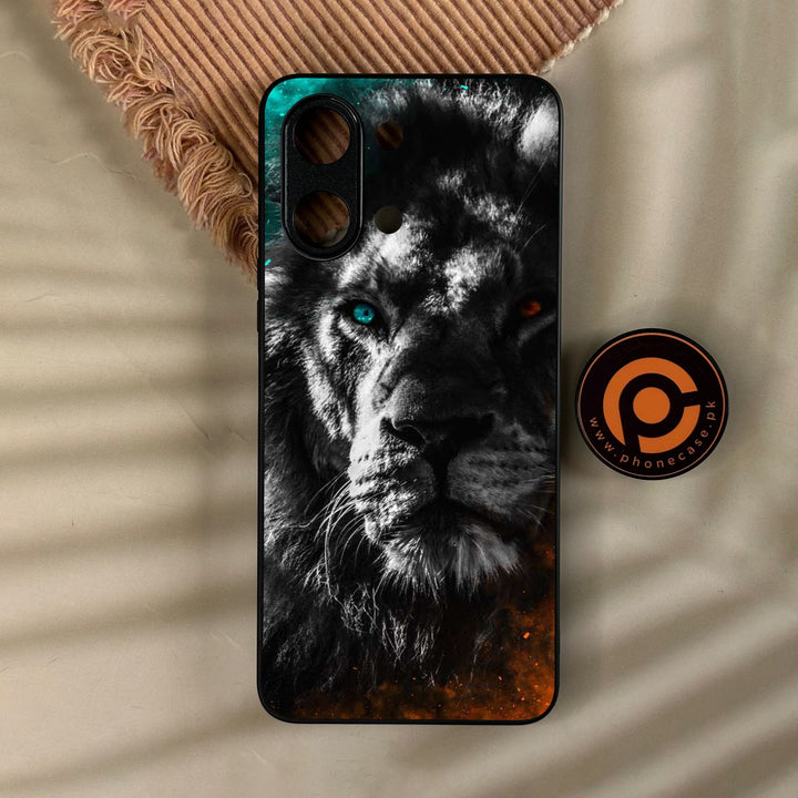 Vivo Y11d - Tiger Design 3 - Premium Metal Printed Soft Bumper Shock Proof Case