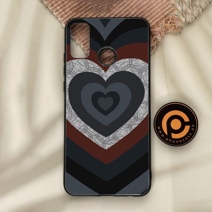 Honor 9X Lite - Heart 2.0 Design 7 - Premium Metal Printed Soft Bumper Shock Proof Case