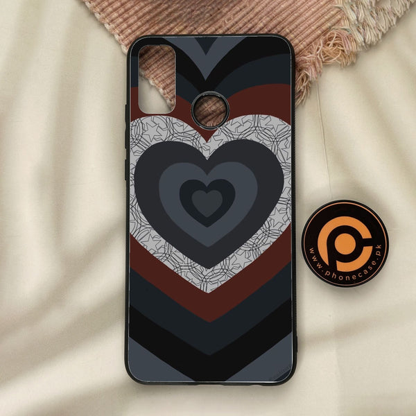 Honor 9X Lite - Heart 2.0 Design 7 - Premium Metal Printed Soft Bumper Shock Proof Case