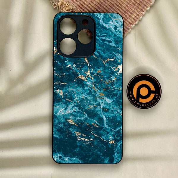 Realme Note 70 - Blue 2.0 Design 8 - Premium Metal Printed Soft Bumper Shock Proof Case