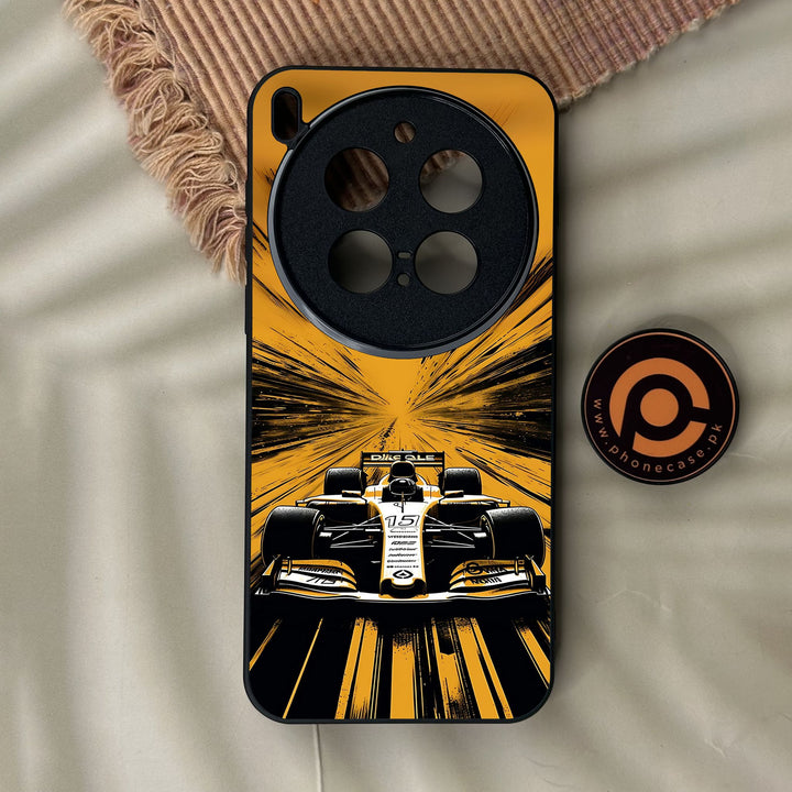 Vivo X300 Pro - Formula 1 Design 4 - Premium Metal Printed Soft Bumper Shock Proof Case