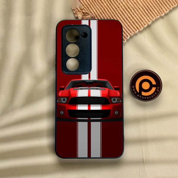 Xiaomi Redmi 15 - Muscle Racing Car - Premium Metal Printed Soft Bumper Shock Proof Case
