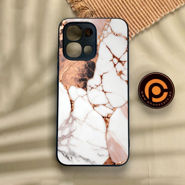 Oppo A6 Pro - Liquid Marble Design 5 - Premium Metal Printed Soft Bumper Shock Proof Case