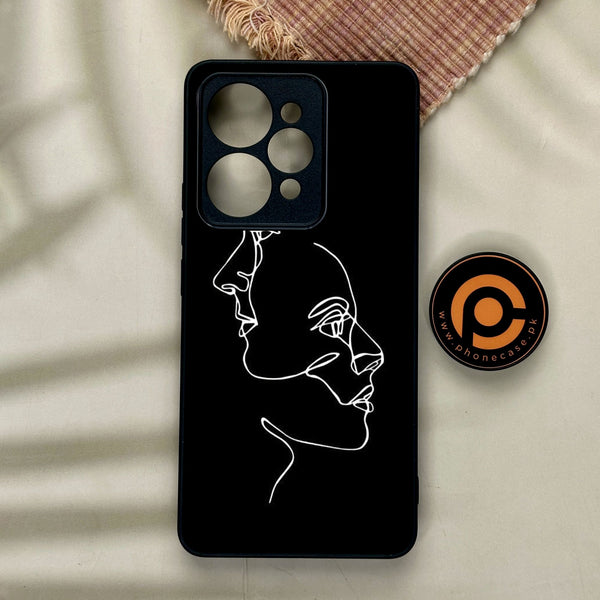 Realme 15 - Girls Design 5 - Premium Metal Printed Soft Bumper Shock Proof Case