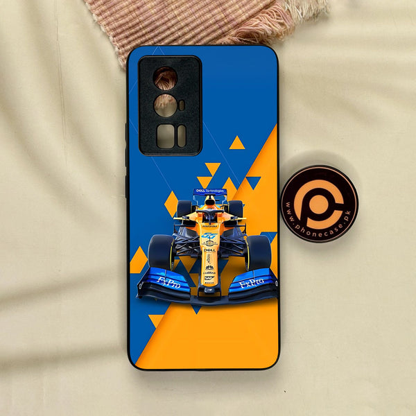 Xiaomi Redmi K60 Pro - Formula 1 Design 7 - Premium Metal Printed Soft Bumper Shock Proof Case