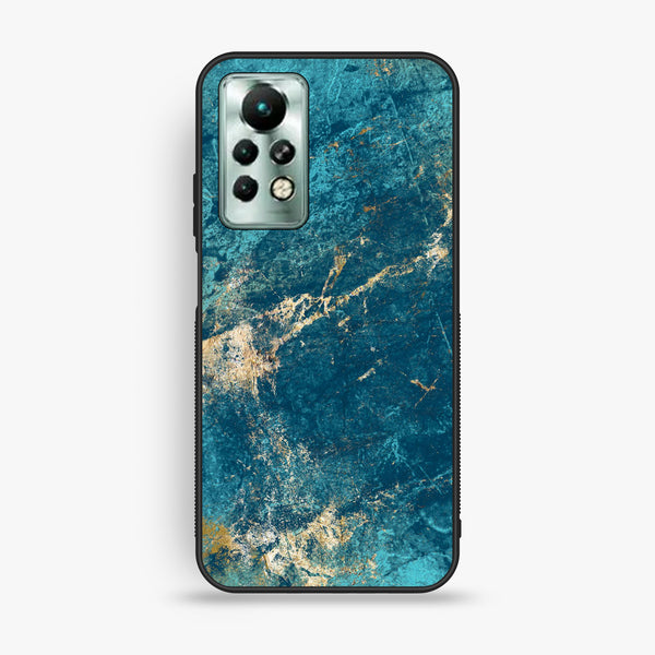Infinix Note 11 Pro - Blue 2.0 Design 9 - Premium Metal Printed Soft Bumper Shock Proof Case