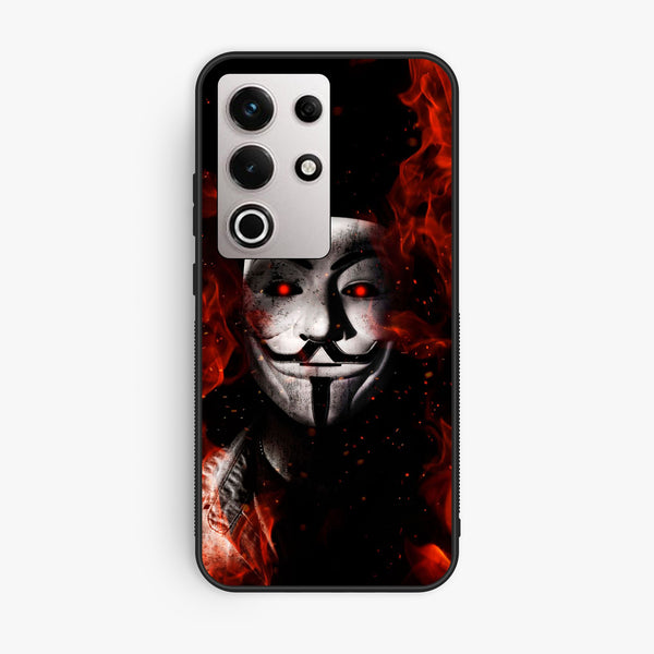 Itel S25 Ultra - Anonymous 2.0 Design 7 - Premium Metal Printed Soft Bumper Shock Proof Case