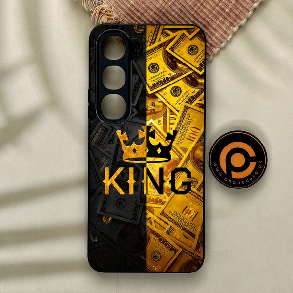 Vivo Y21d - King Design 9 - Premium Metal Printed Soft Bumper Shock Proof Case