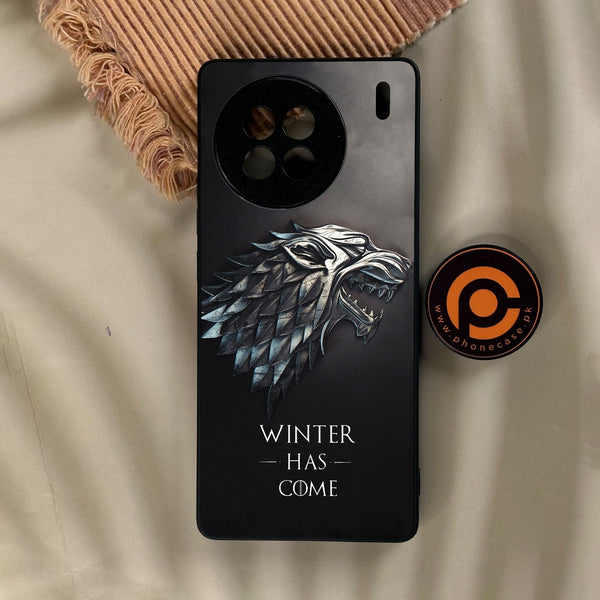 Vivo X90s - Winter Has Come Got - Premium Metal Printed Soft Bumper Shock Proof Case