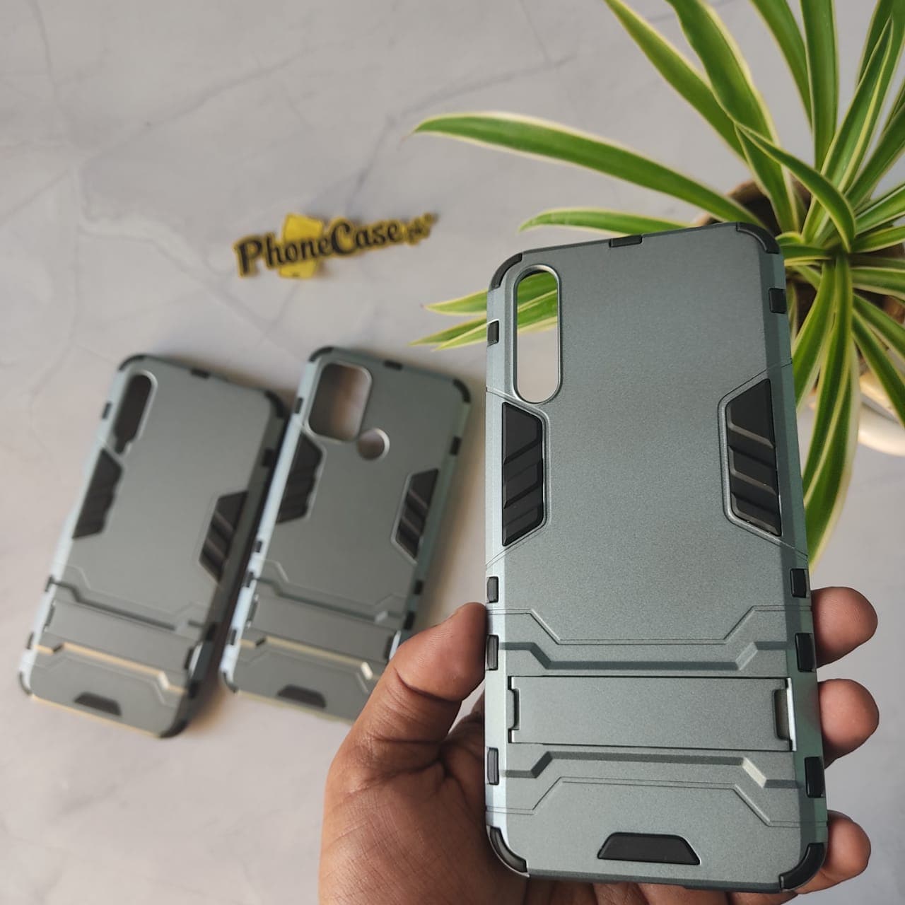 Huawei Y8P Hybrid TPU+PC Iron Man Armor Shield Case