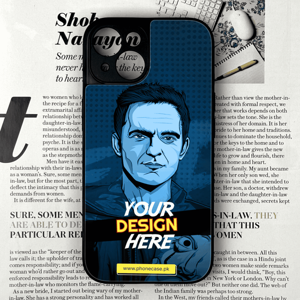 iPhone 13- Customize your own - Premium Metal Printed soft Bumper shock Proof Case