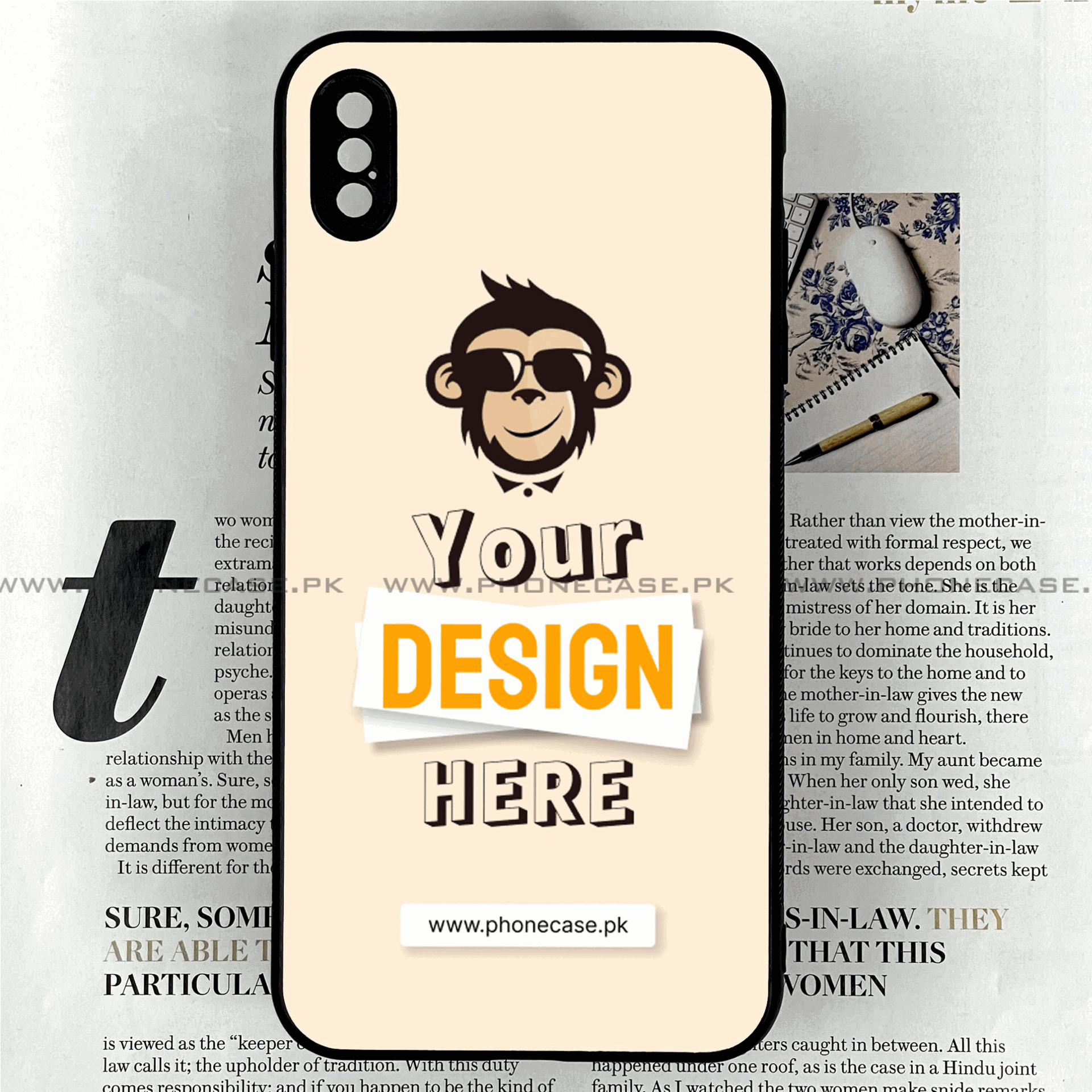 iPhone XS Max - Customize your own - Premium Metal Printed soft Bumper shock Proof Case