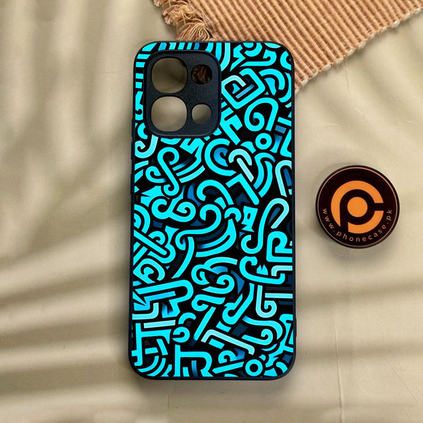 Oppo A6 Pro - Doodle Design - Premium Metal Printed Soft Bumper Shock Proof Case