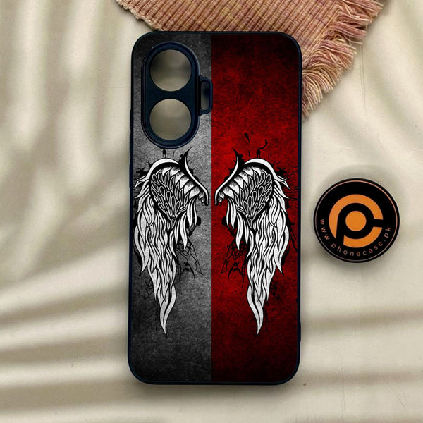 Xiaomi Redmi Turbo 4 Pro - Angel Wings Design 2 - Premium Metal Printed Soft Bumper Shock Proof Case