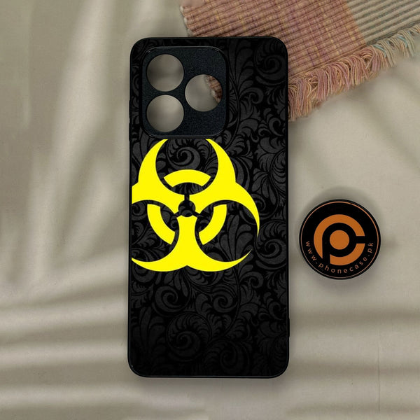 Honor X5c Plus - Biohazard Design 10 - Premium Metal Printed Soft Bumper Shock Proof Case