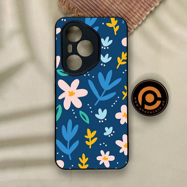 Honor 400 Pro - Colorful Flowers - Premium Metal Printed Soft Bumper Shock Proof Case