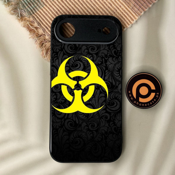 iPhone Air - Biohazard Design 10 - Premium Metal Printed Soft Bumper Shock Proof Case