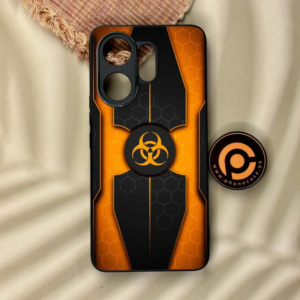 Vivo V60 - Biohazard Design 2 - Premium Metal Printed Soft Bumper Shock Proof Case