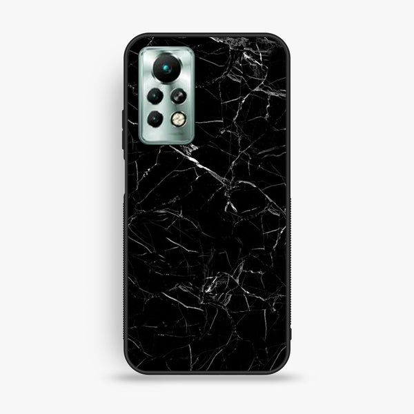 Infinix Note 11 Pro - Black Marble Design 1 - Premium Metal Printed Soft Bumper Shock Proof Case