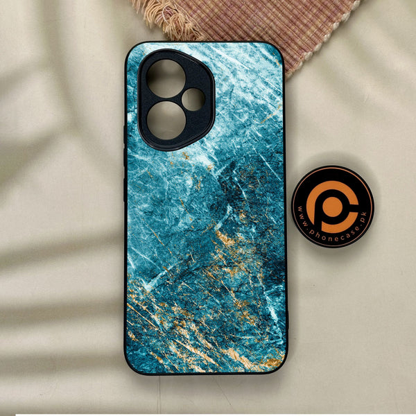 Honor 400 - Blue 2.0 Design 10 - Premium Metal Printed Soft Bumper Shock Proof Case