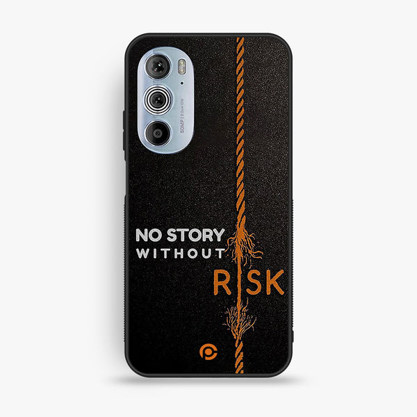 Motorola Edge 30 Pro - The Risk Taker - Premium Metal Printed Soft Bumper Shock Proof Case