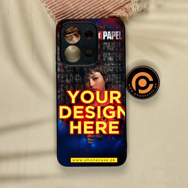 Xiaomi Poco C85 - Customize Your Own - Premium Metal Printed Soft Bumper Shock Proof Case