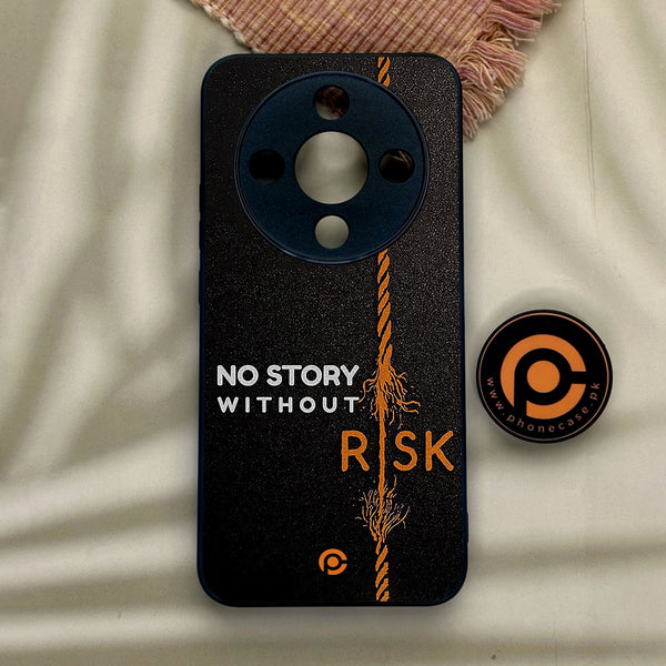 Honor x9d - The Risk Taker - Premium Metal Printed Soft Bumper Shock Proof Case