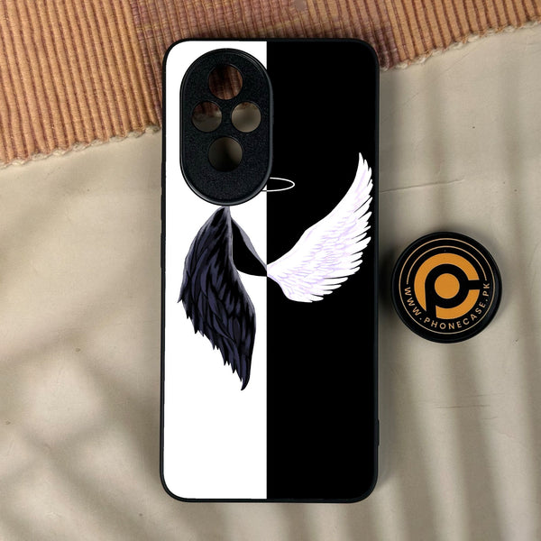 Honor 200 - Angel 2.0 Design 5 - Premium Metal Printed Soft Bumper Shock Proof Case